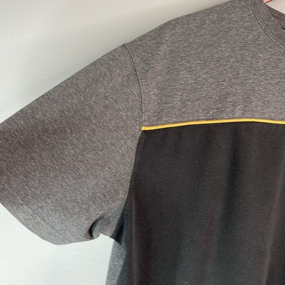 Vintage Walt Disney World Mens Golf Tee 2 Tone Gray Embroidered Logo Crewneck L - Picture 6 of 11